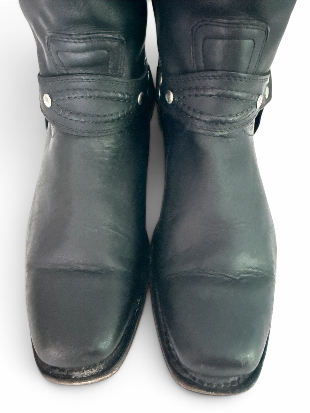 BOULET Black Leather Harness Motorcycle Biker Boots 6.5 - Picture 7 of 16